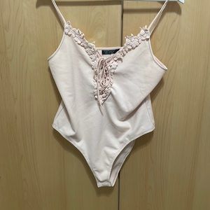 Pink Topshop Bodysuit